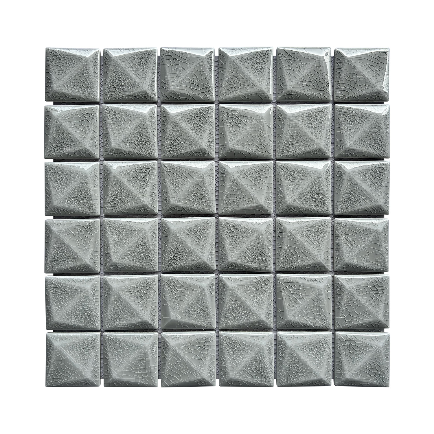 	FOUR LEAF CLOVER SERIES SQUARE 2x2''-24YB-577-2-Convex