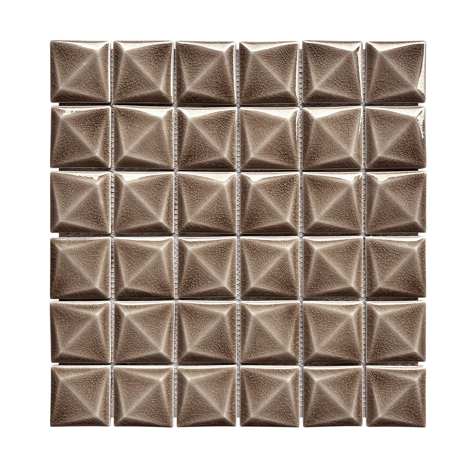 	FOUR LEAF CLOVER SERIES SQUARE 2x2''-JB2412-006(24YB-784)-Convex