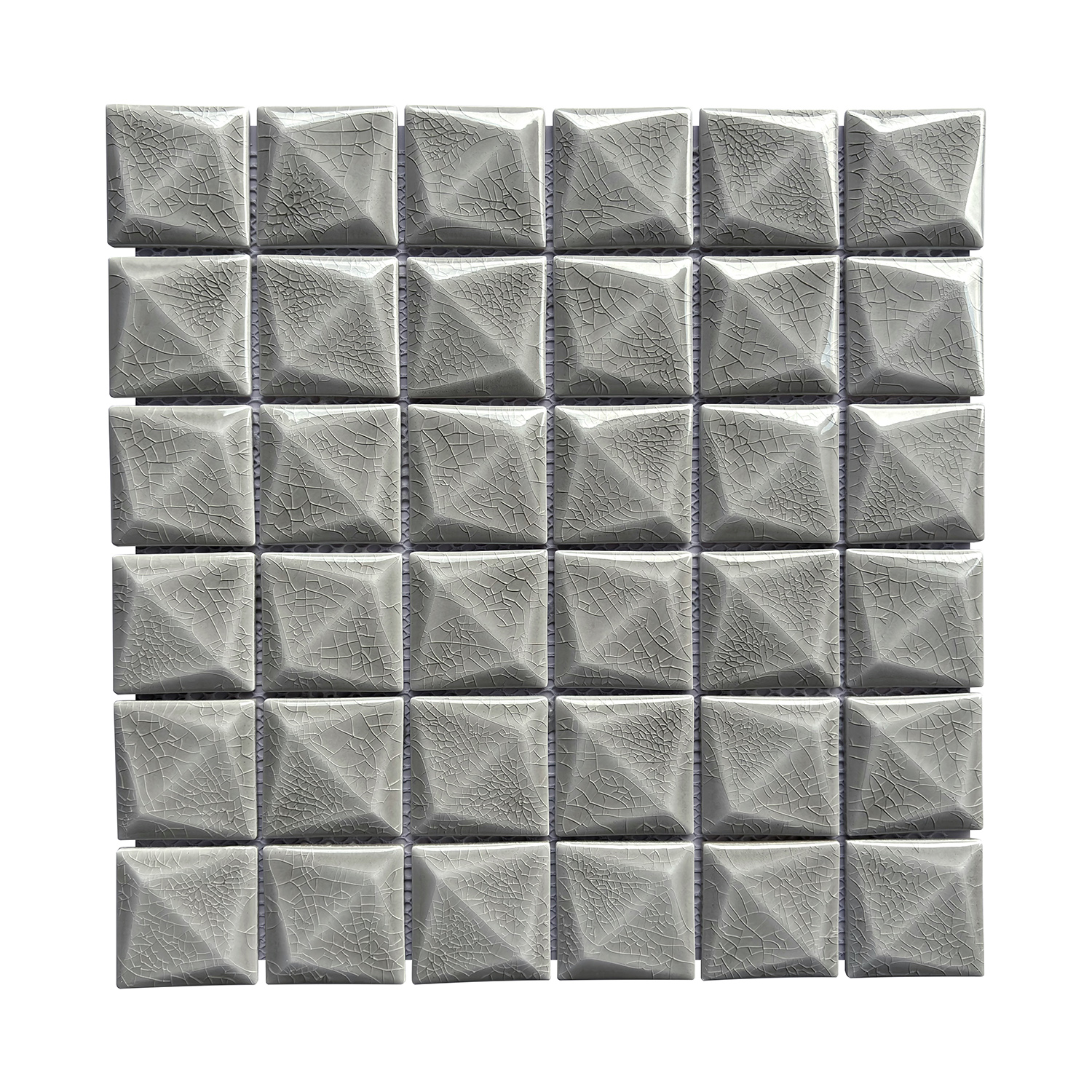 	FOUR LEAF CLOVER SERIES SQUARE 2x2''-24YB-577-1-Convex