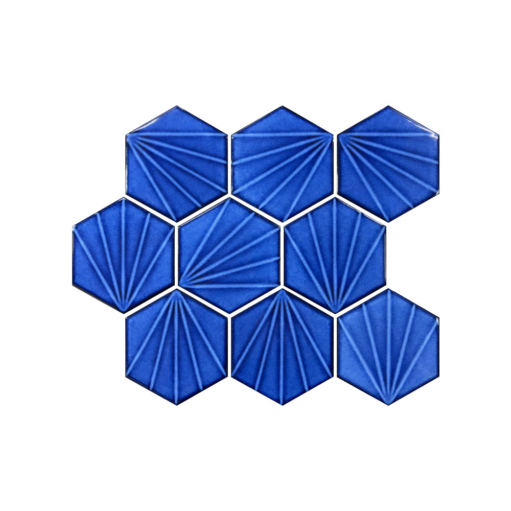 SURROUND-FRAME-PORCELAIN HEXAGON-4x4''-JB2409-083--YB-478-1