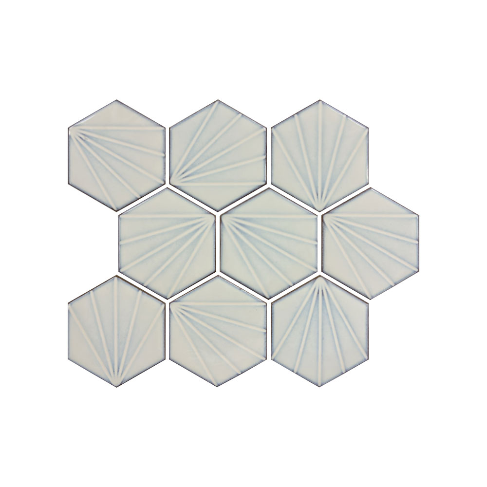 SURROUND-FRAME-PORCELAIN HEXAGON-4x4''-JB2409-084-YB-478-2