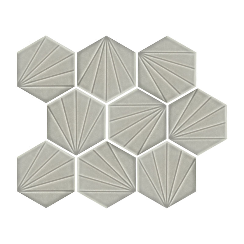 SURROUND-FRAME-PORCELAIN HEXAGON-4x4''-JB2409-086-YB-478-4