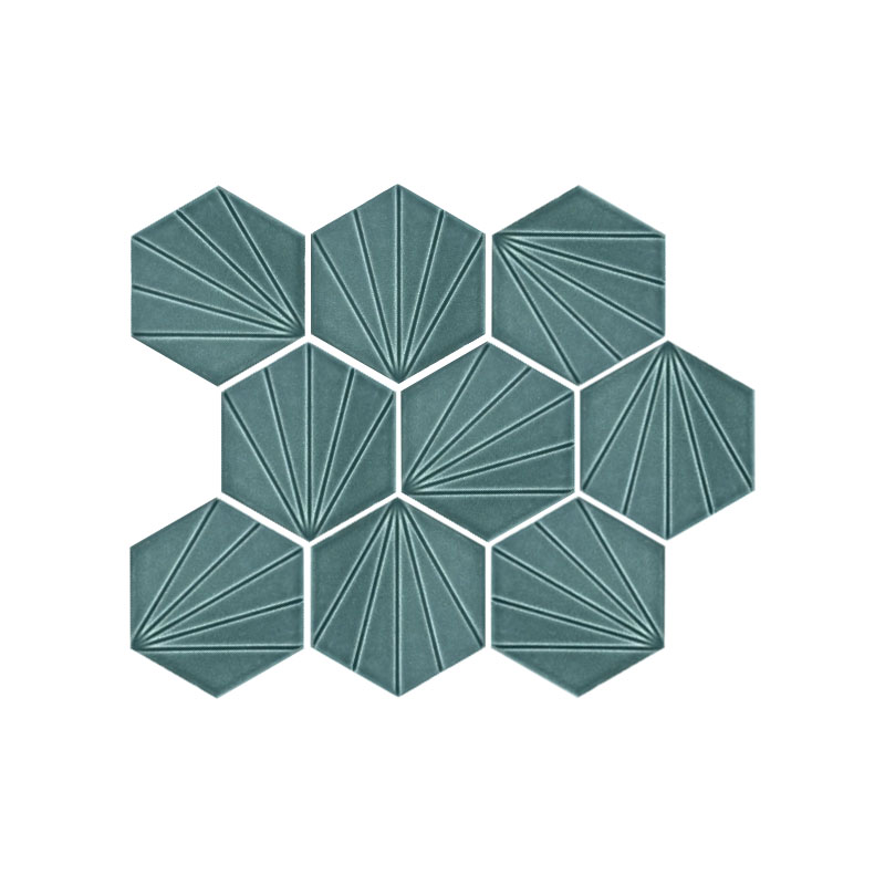 SURROUND-FRAME-PORCELAIN HEXAGON-4x4''-JB2409-087-YB-478-5