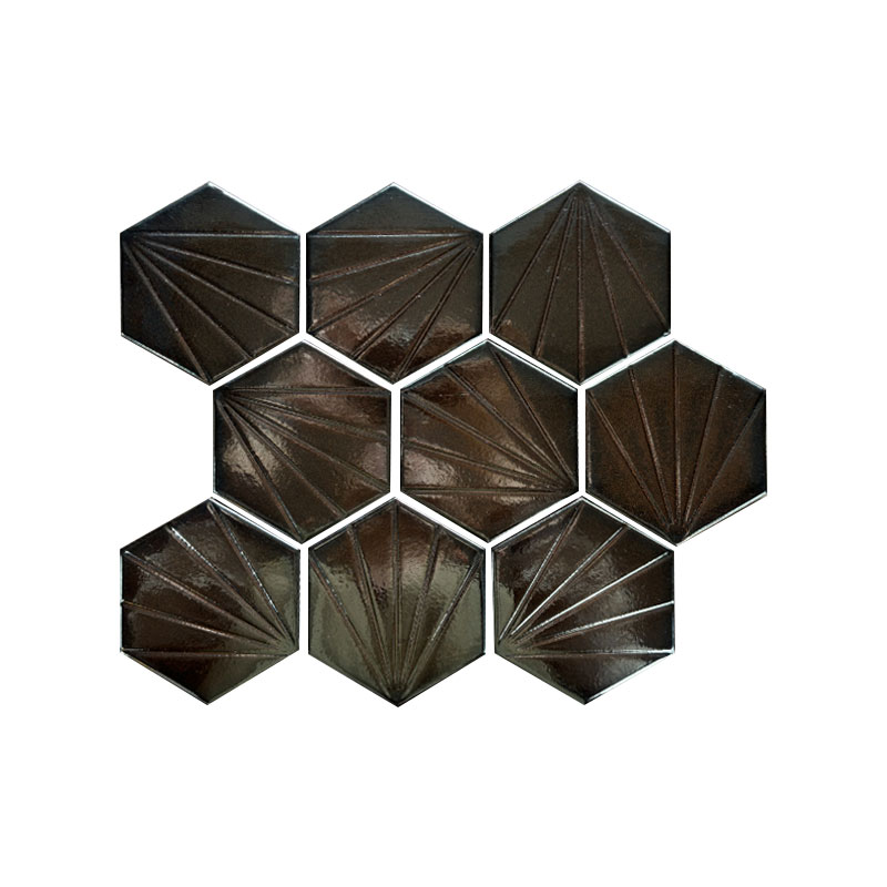 SURROUND-FRAME-PORCELAIN HEXAGON-4x4''-JB2409-089-YB-478-7