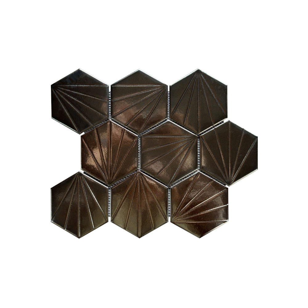 SURROUND-FRAME-PORCELAIN HEXAGON-4x4''-JB2409-090-YB-478-8