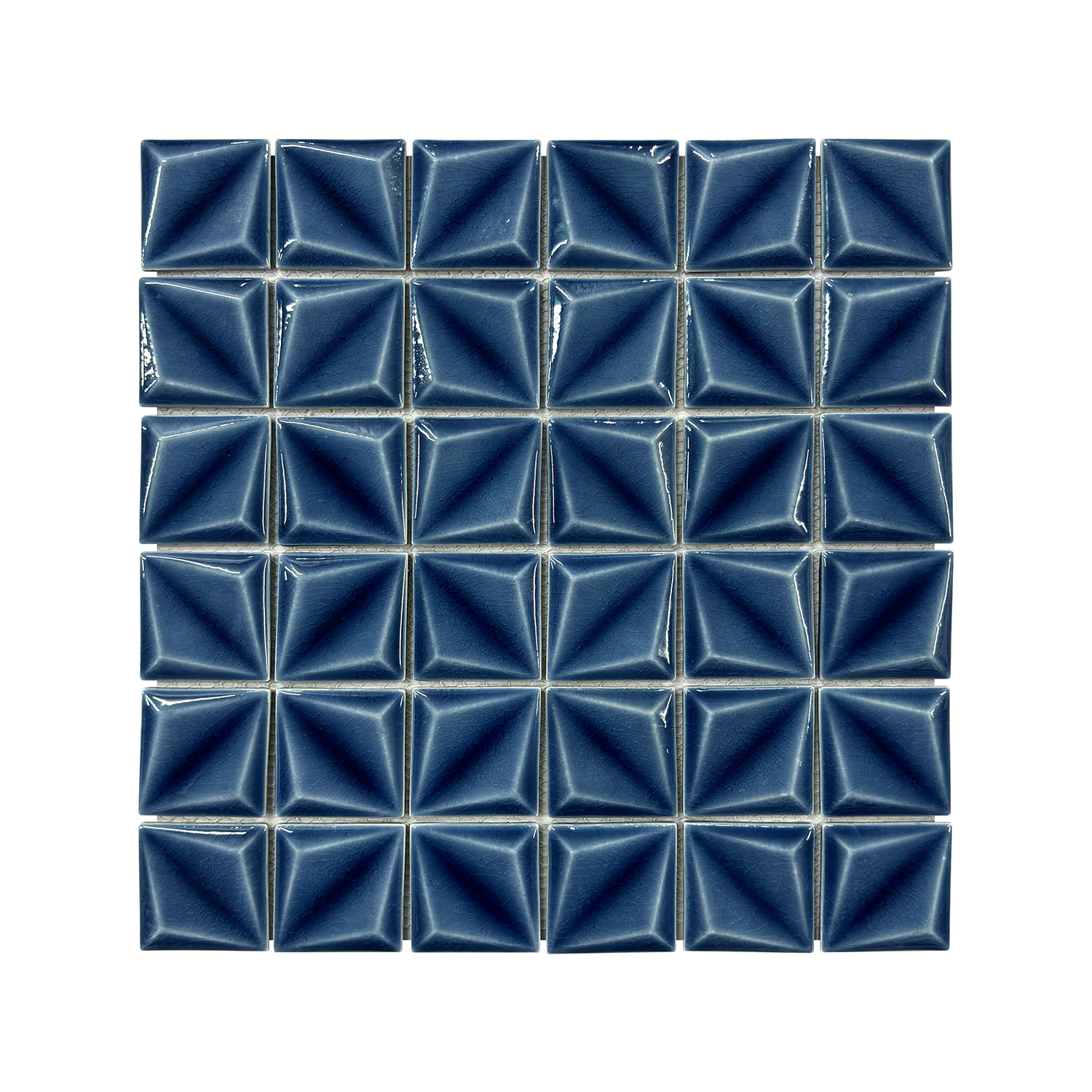 FOUR LEAF CLOVER SERIES SQUARE 2x2''-JB2412-009-1-Concave	