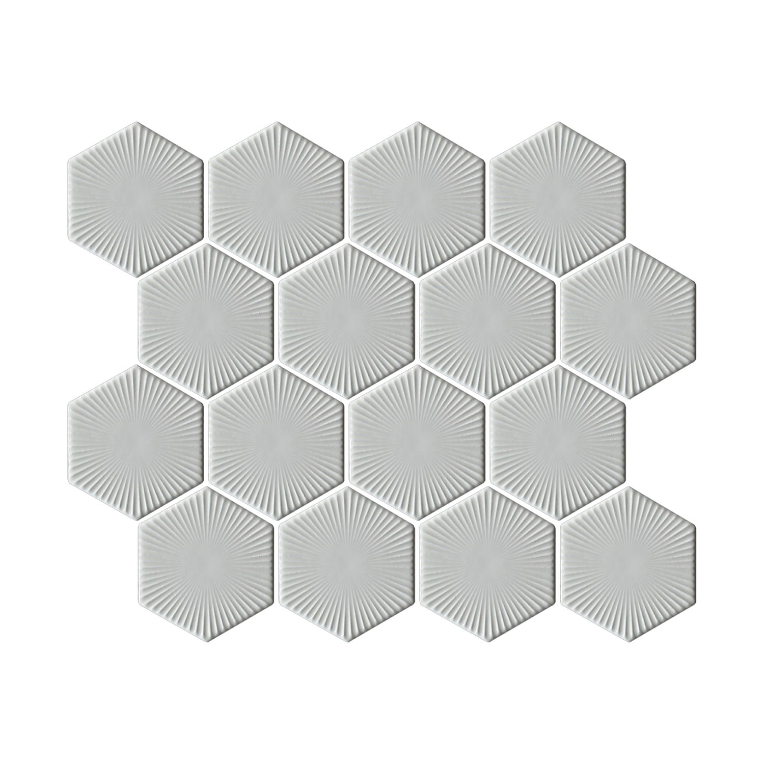 RADIOACTIVE-RAYS HEXAGON-3x3''-24YB-458-1