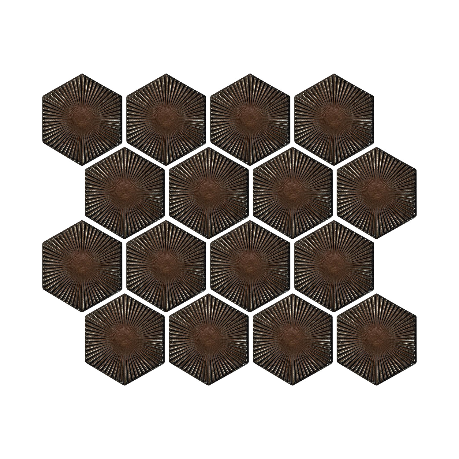 RADIOACTIVE-RAYS HEXAGON-3x3''-JB2411-109-YB-784